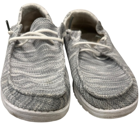 Hey Dude Wendy Sox Glacier Gray Slip On Shoes Size 9 - Picture 2 of 7